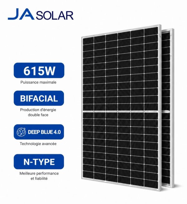 Panneau solaire 615w BF Ja Solar